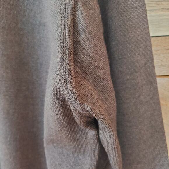 Nordstrom Mens VTG Italian Merino Wool Turtleneck Size XL Brown Preppy Gorpcore - Picture 3 of 9